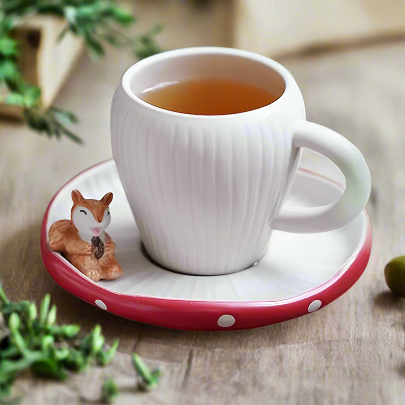 Luxury Mushroom Ceramic Tea Set