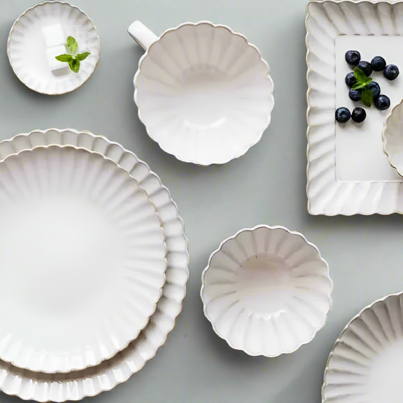 Petal White Dinnerware