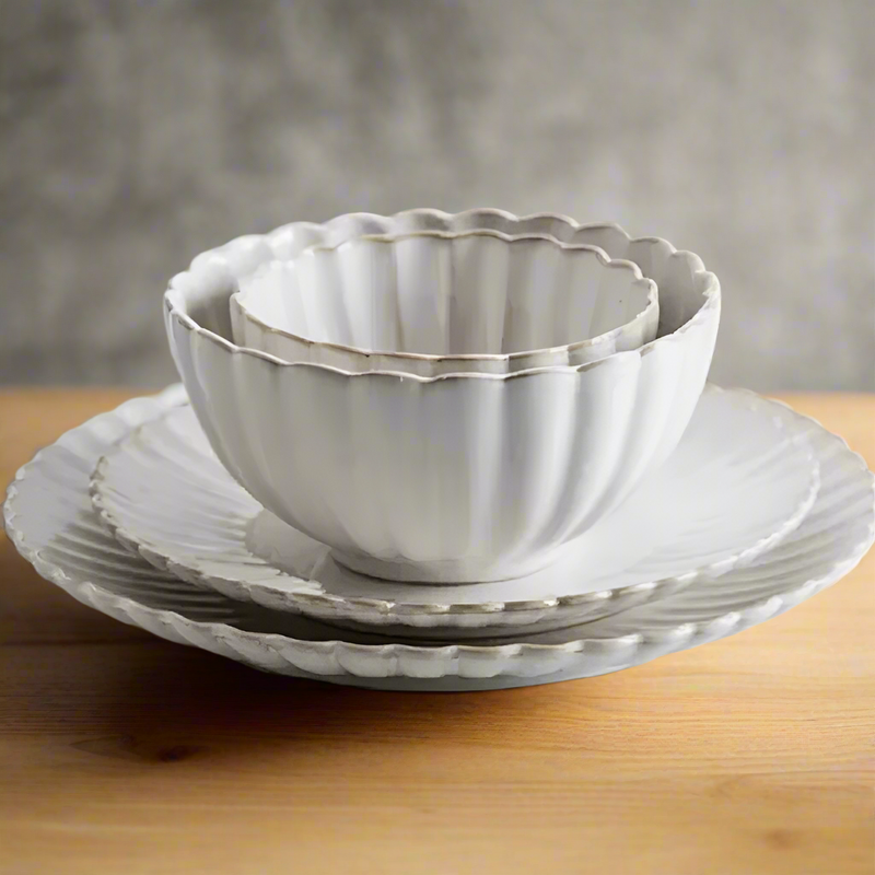 Petal White Dinnerware