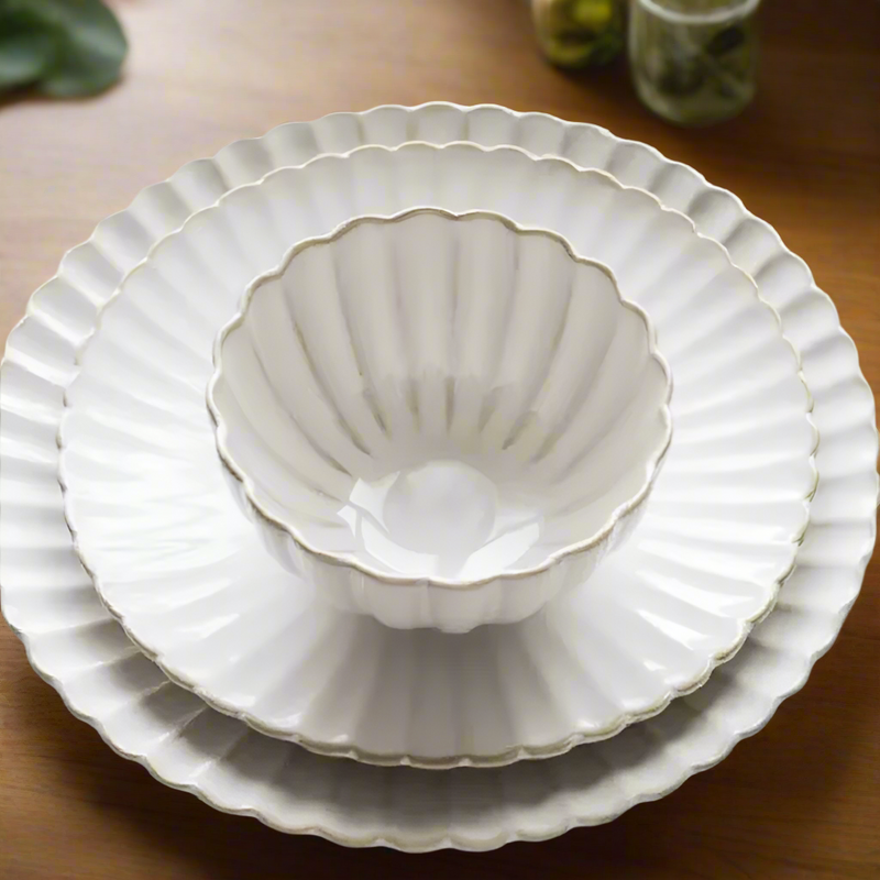 Petal White Dinnerware