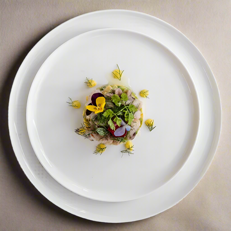 White Nordic Set Plates